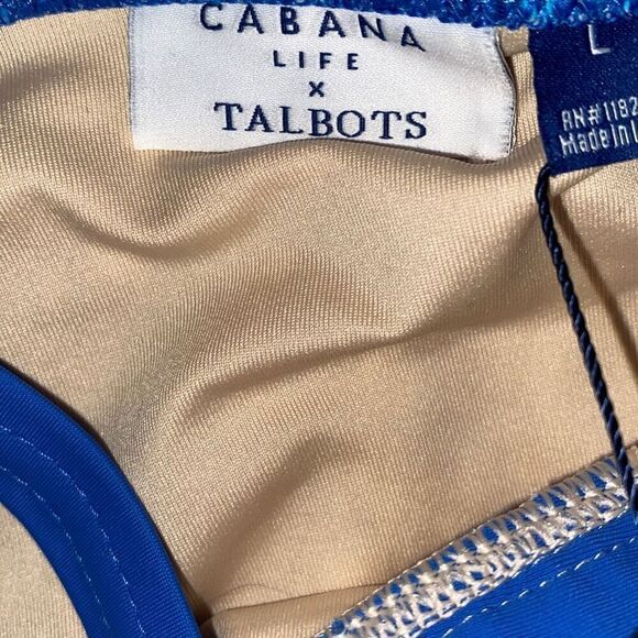 Talbots X Cabana Life NWT Rare Limited Edition Tummy Control Swimsuit One Piece - Picture 4 of 6